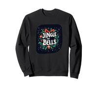 Buon Natale Look con Questo Naughty Jingle My Bells Logo Felpa