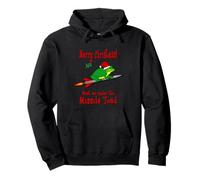 Buon Natale Meet Me Under The Missile Rospo Felpa con Cappuccio