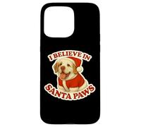 Buon Natale per cani Clumber Spaniel I Believe In Santa Paws Custodia per iPhone 15 Pro Max