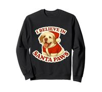 Buon Natale per Cani Clumber Spaniel I Believe in Santa Paws Felpa