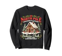 Buon Natale Polo Nord Gingerbread Bakery Bakery Bakers Club Felpa