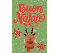 Buon Natale: Quaderno natalizio a righe, diario con 120 pagine