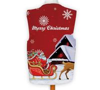 Buon Natale Rosso di Babbo Natale Slitta Costume Gilet