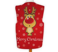 Buon Natale Rosso Renna Rudolph Costume Gilet