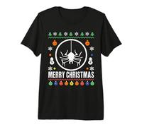 Buon Natale Spider Brutto Maglione Natale Maglia Maglietta Premium