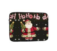 Buon Natale Stampato Portatile Antiurto Laptop Bag Soft Shell Borsa Del Computer Portatile Adatto Per Uso Business E Viaggi 10 pollici