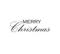 Buon Natale Testo Lettere Finestrino Adesivo Display Negozio Caffè Casa