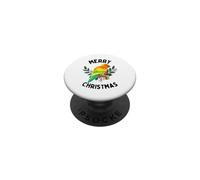Buon Natale tropicale Sun Conure Acquerello PopSockets PopGrip Adesivo
