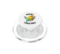 Buon Natale tropicale Sun Conure Acquerello PopSockets PopGrip per MagSafe