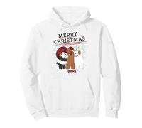 Buon Natale We Bare Bears Joyful Festive Fun Design Felpa con Cappuccio