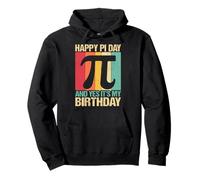 Buon Pi Day e Sì, è Il Mio Compleanno Felpa con Cappuccio