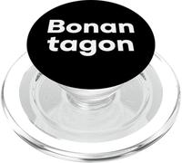 "Buon pomeriggio" divertente lingua esperanto parola PopSockets PopGrip per MagSafe