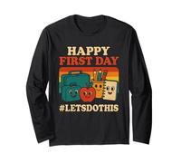 Buon Primo Giorno Facciamo Questo Benvenuto a Scuola Insegnante Maglia a Manica