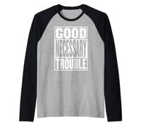 Buon Problema Necessario Attivista per la Giustizia Sociale Maglia con Maniche Raglan
