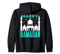 Buon Ramadan Musulmano Eid Kareem Mubarak Felpa con Cappuccio