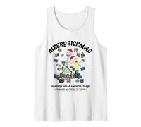 Buon Rickmas Felice Festa Umana Divertimento Canotta