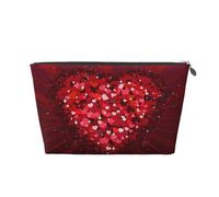 Buon San Valentino, Borsa da toilette Borsa per trucco Borsa per cosmetici Borsa da toilette da viaggio portatile