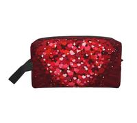 Buon San Valentino, Borsa per il trucco Borsa per cosmetici Borsa da viaggio portatile da viaggio Borsa per trucco Organizer