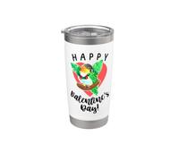 Buon San Valentino Caique Pappagallo Bicchiere termico in acciaio inox doppia parete