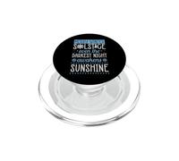 Buon Solstizio d'Inverno Anche La Notte Più Buia Risveglia PopSockets PopGrip per MagSafe