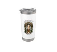 Buon solstizio d'inverno e felice paganesimo natalizio Yule Bicchiere termico in acciaio inox doppia parete