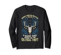 Buon Solstizio d'inverno Felice Yule Grazie per Il Culturale Maglia a Manica
