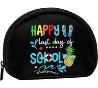 Buon ultimo giorno di scuola Hello Summer Portamonete Portafoglio Donna e ragazza Borsa alla moda carina Portamonete Portachiavi Borsa da donna Regalo