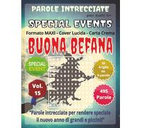 Buona Befana - Parole Intrecciate: Senza schermo! Passatempo mentale per relax, viaggi e pause