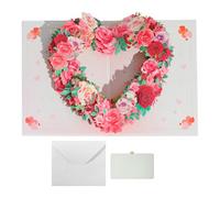 Buona Carta Della Festa Della Mamma - Carta Di Progettazione Della Corona Di Fiori Pop-up | Mamma Nonna 3d Saluto Floreale, Accessori Del Festival Innovativi Compatti Per La Madre Di Apprezzamento