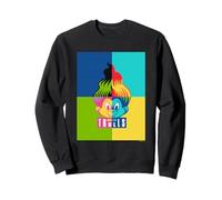 Buona Fortuna Trolls Colorful Pop Art Felpa