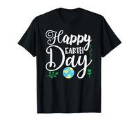 Buona Giornata della Terra Globe Cute Planet Maglietta
