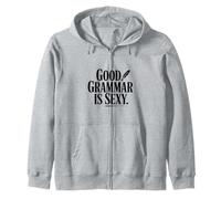 Buona Grammatica è Sexy Citazione Divertente per Gli Amanti della Grammatica Felpa con Cappuccio