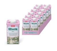 Buona Latte per neonati liquido BBmilk PDF 500ml Pack da 12, Post Dimissione per Neonati Prematuri e/o di Basso Peso, Alimento a Fini Medici Speciali, Pronto all'Uso, Con Lattoferrina, HMO, GOS, DHA