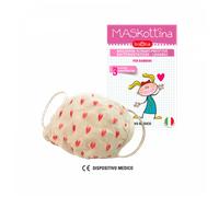 Buona MASCHERINA FILTRANTE PROTETTIVA LAVABILE MASKOTTINA BAMBINA 3 PEZZI