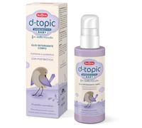 Buona Olio Detergente Corpo Bambini e Neonati 150ml d-topic dermobiotico | Detergente Bambini con Postbiotico Olio Mandorle Dolci Bisabololo Vitamina E, Pelli Sensibili, Protegge dalla Disidratazione