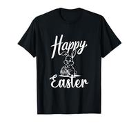 Buona Pasqua Coniglietto Dio Fede Gesù Maglietta