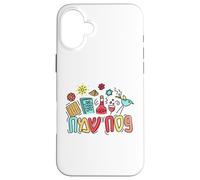 Buona Pasqua ebraica felice Pesach ebraico Vacanza Custodia per iPhone 16 Plus