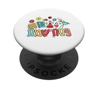 Buona Pasqua ebraica felice Pesach ebraico Vacanza PopSockets PopGrip Adesivo