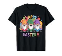 Buona Pasqua Gnomies Bunny Happy Easter Gnome Maglietta