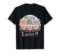 Buona Pasqua Gnomies Bunny Happy Easter Gnome Maglietta