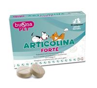 Buona Pet Articolina Forte Cane 30cpr Integratore Articolazioni Cane, Mangime Complementare Dietetico Cani e Gatti, con Glucosamina e Condroitina, Collagene, ASU e PEA Levagen Plus®