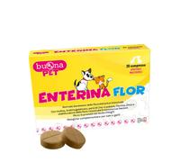 Buona Pet Enterina Flor Supporto intestinale Compresse per cani e gatti 20 Compresse - Integratori per cani - 1° ORDINE? scegli lo sconto BZR5 / BZR20 + 200 punti fedeltà
