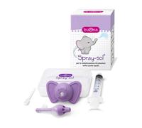 BUONA SPRAY-SOL KIT 5 PEZZI 1 SPRAY SOL + 1 SIRINGA LUER LOCK DA 5 ML + 1 AGO CANNULA + ELEFANTINO COPRI-SIRINGA