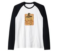 Buona Strega Carina estetica Halloween Strega femminista Maglia con Maniche Raglan