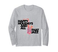 Buone Feste e Tutto Quel Jazz Musicista sassofonista Maglia a Manica