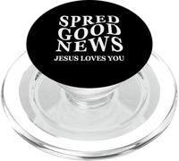 Buone notizie Gesù ti ama ispirare cristiano religioso PopSockets PopGrip per MagSafe