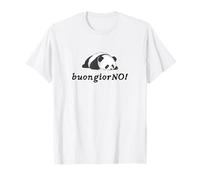 BuongiorNO! Buongiorno dormiglioni, mattina orso panda Maglietta