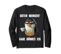 Buongiorno Piuttosto Sottile Gelato Mattina Pinguino Caffè Maglia a Manica