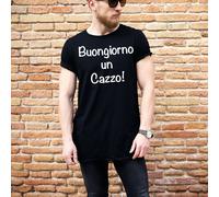 buongiorno un cazzo t-shirt maglietta divertente tshirt idea regalo spiritosa
