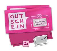 Buoni da grattare in rosa da compilare | Buono regalo - Bianco - con effetto specchio | Biglietti da grattare per scrivere | Fidanzata, donne > compleanno, benessere, tempo comune + buste